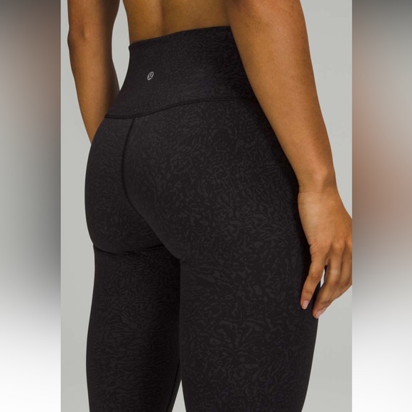 lululemon athletica Charcoal Patterned Leggings